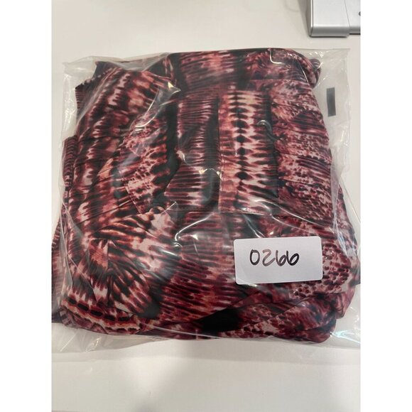 Cocomo Women's Pullover Flowy Blouse XL Roll Tab Sleeves Multicolor Top Career - Picture 8 of 8